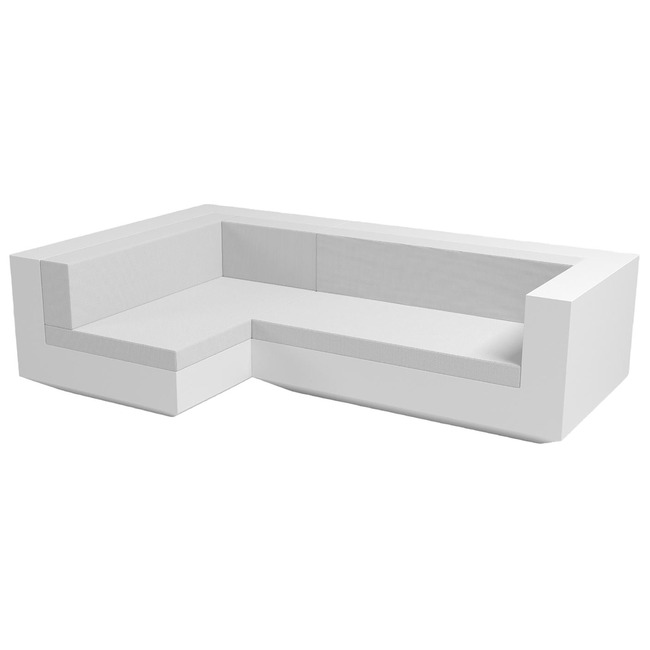 Vela 2 Seater Outdoor Sectional by Vondom