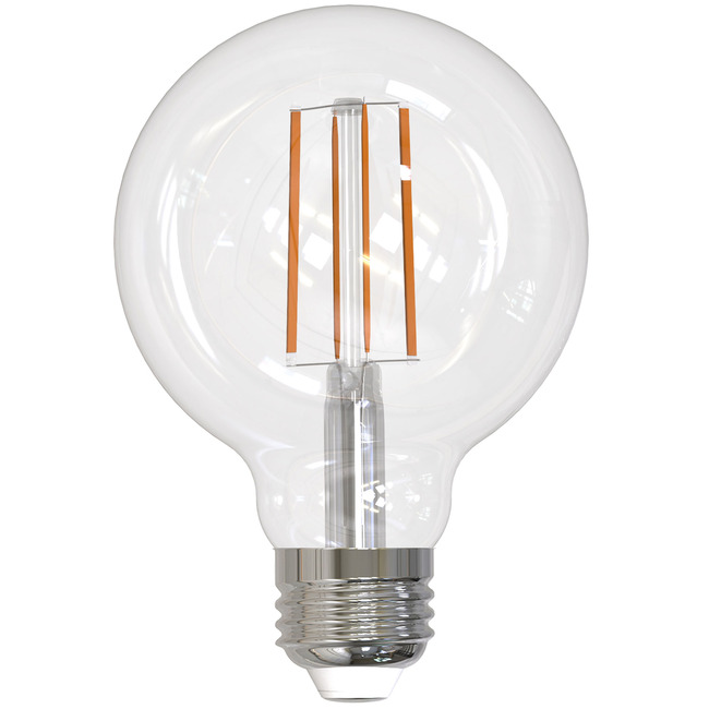 G25 Med Base Filament 13W 120V 3000K 90CRI 4-PACK by Bulbrite