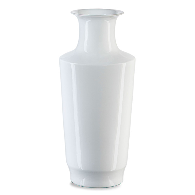 Imperial White Vase by Currey and Company