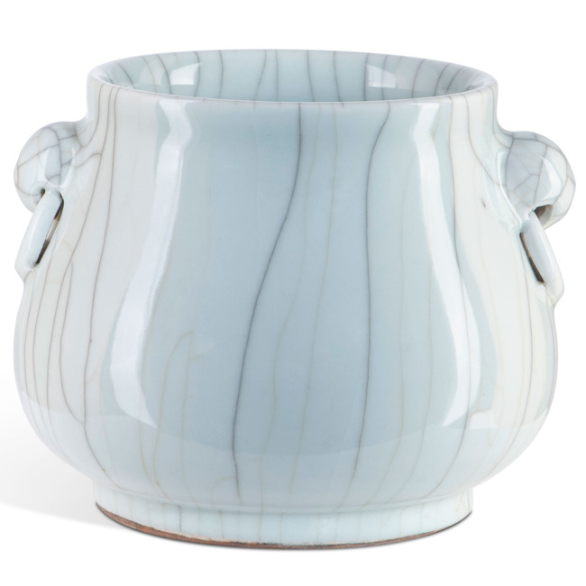 Celadon Basket Planter by Currey and Company