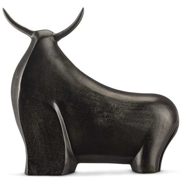 Ferdinand Bull Sculpture by Currey and Company