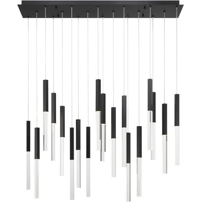 Benicio 18-Light Linear Chandelier by Eurofase