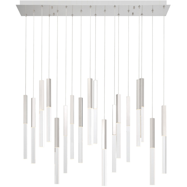 Benicio 18-Light Linear Chandelier by Eurofase