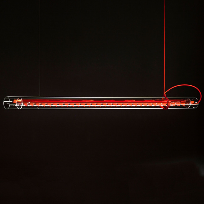 Tubular Linear Pendant by Ingo Maurer