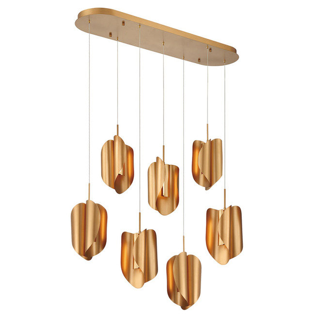 Portofino Linear Multi Light Chandelier by Lib & Co