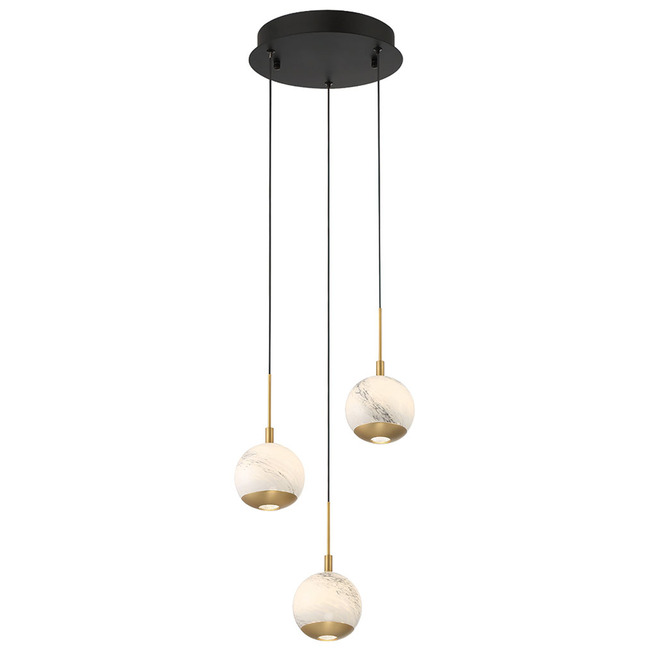 Baveno Round Multi Light Chandelier by Lib & Co