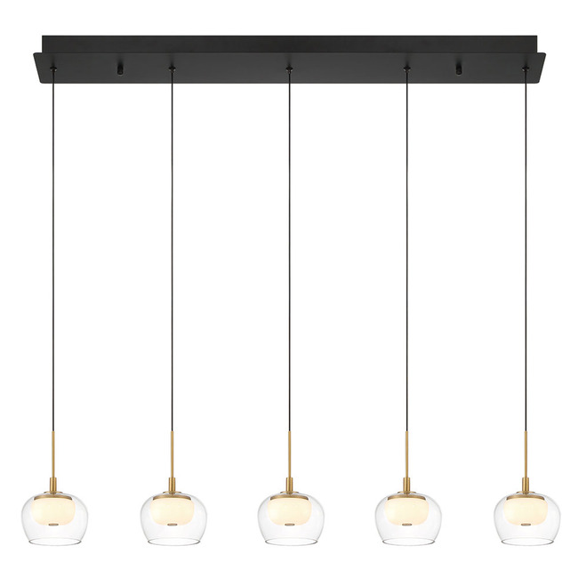 Manarola Linear Multi Light Chandelier by Lib & Co