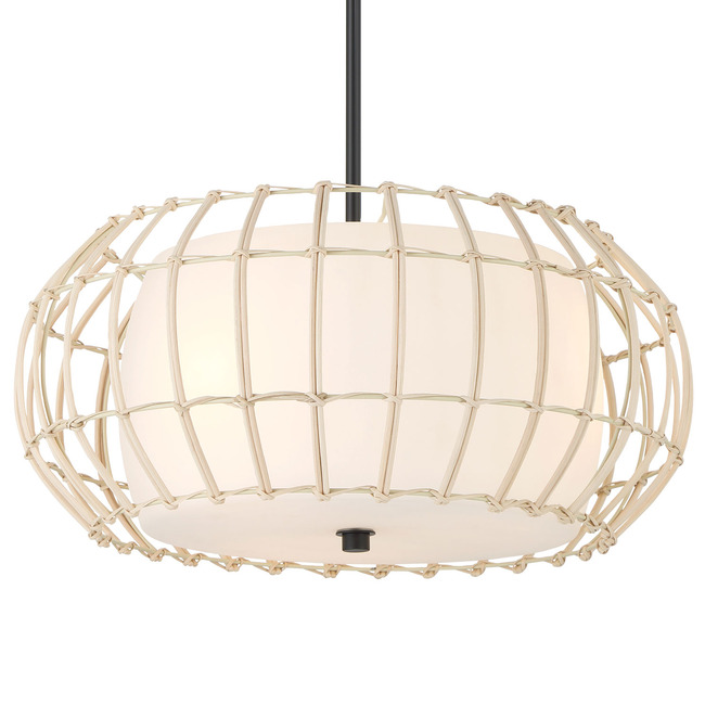 Watermill Drum Pendant by Minka Lavery