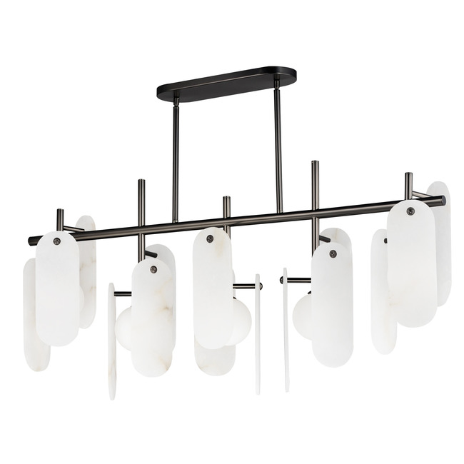 Megalith Stone Linear Pendant by Studio M