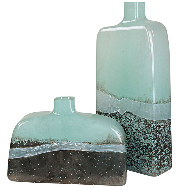 Fuze Vase Set of 2 by Uttermost