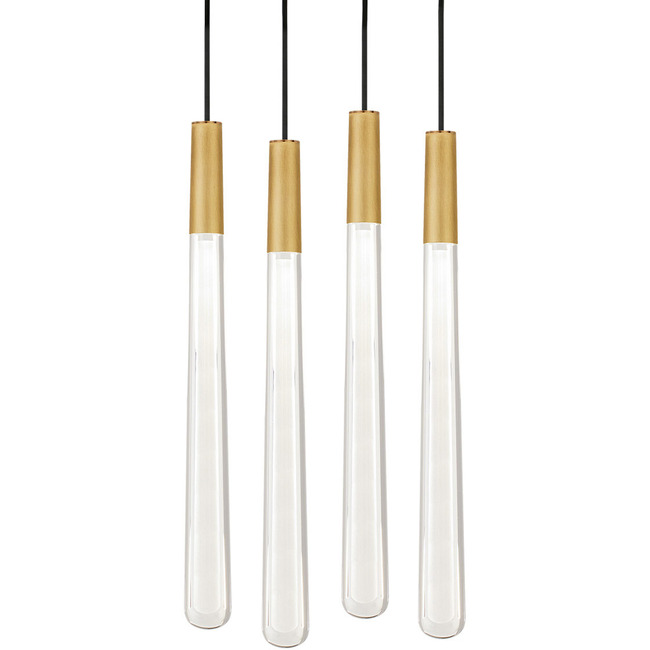 Pylon Crystal Chandelier by Visual Comfort Modern