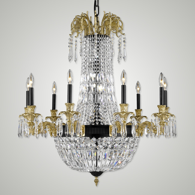 Finisterra Chandelier by American Brass & Crystal