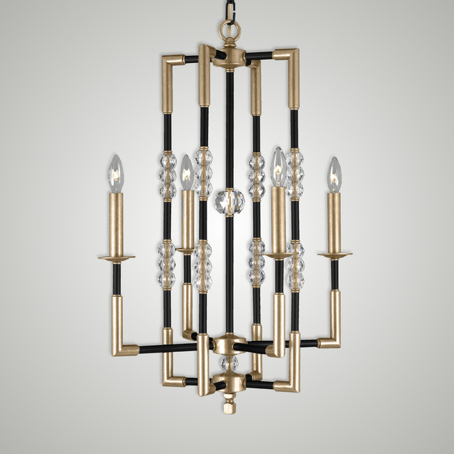 Magro Outer Chandelier by American Brass & Crystal