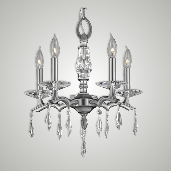 Kaya 5 Light Chandelier by American Brass & Crystal