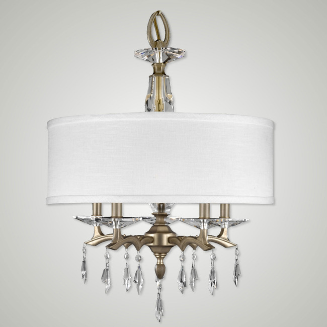 Kaya Shade Chandelier by American Brass & Crystal