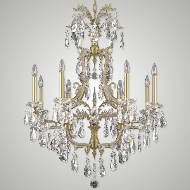 Parisian Chandelier by American Brass & Crystal