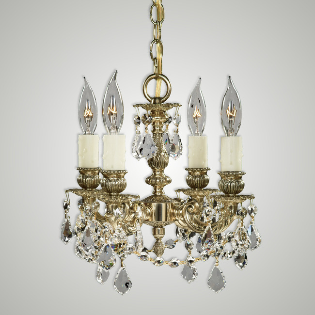 Biella Chandelier by American Brass & Crystal