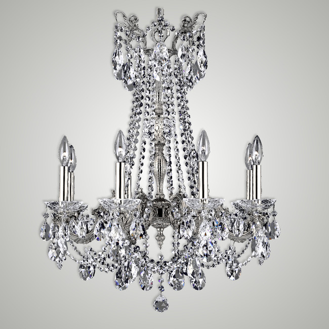 Crystella Chandelier by American Brass & Crystal