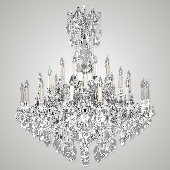 Elise Chandelier by American Brass & Crystal