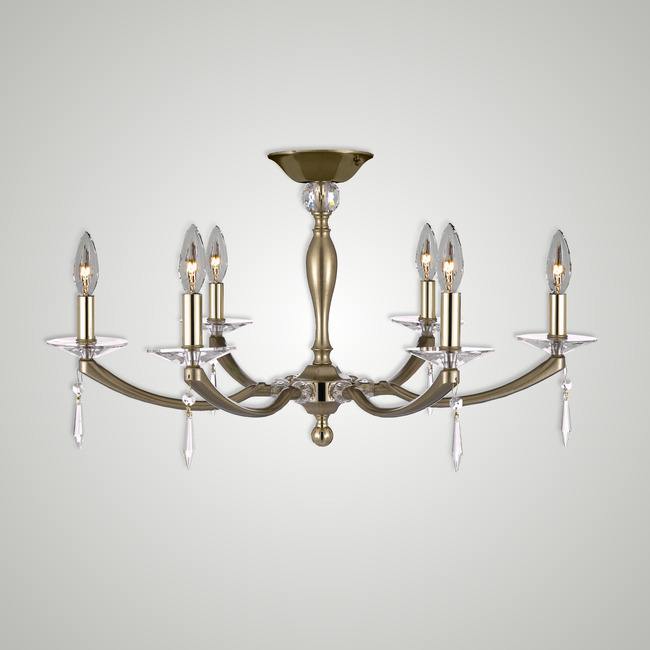 Kensington Ceiling Light by American Brass & Crystal