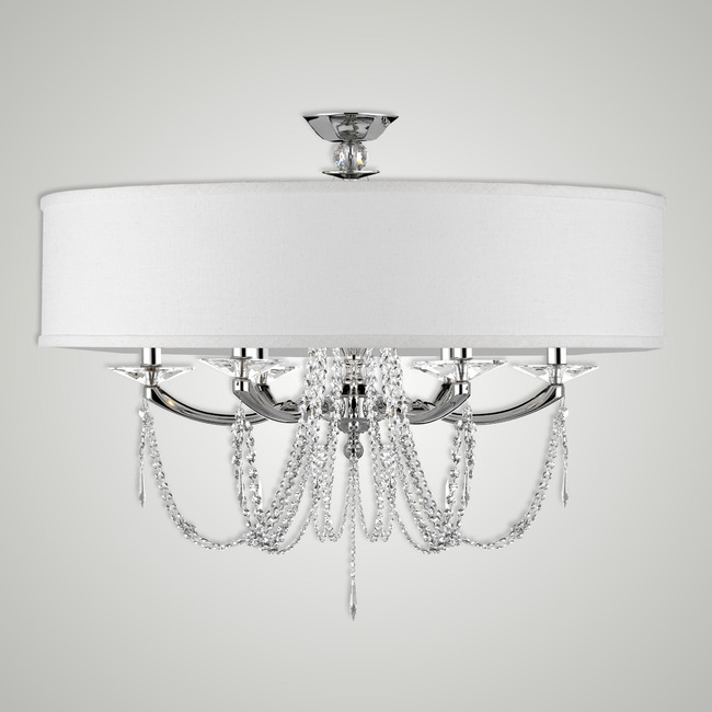 Kensington Shade Swag Ceiling Light by American Brass & Crystal