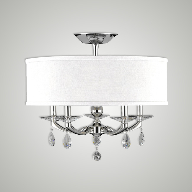 Kensington Shade Drop Ceiling Light by American Brass & Crystal