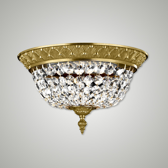 Corinthian Ceiling Light by American Brass & Crystal