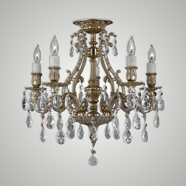 Chateau Ceiling Light by American Brass & Crystal