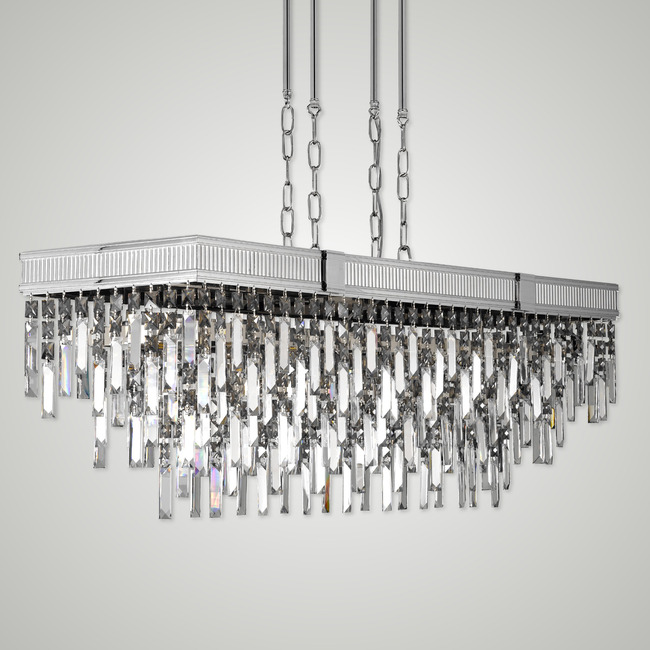 Valencia Modern Linear Pendant by American Brass & Crystal