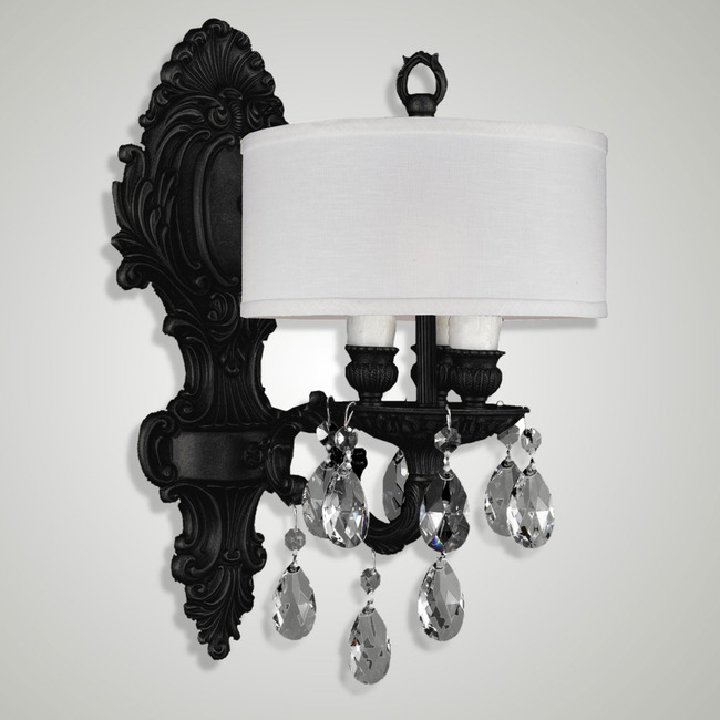 WS9420 Shaded Wall Sconce by American Brass & Crystal