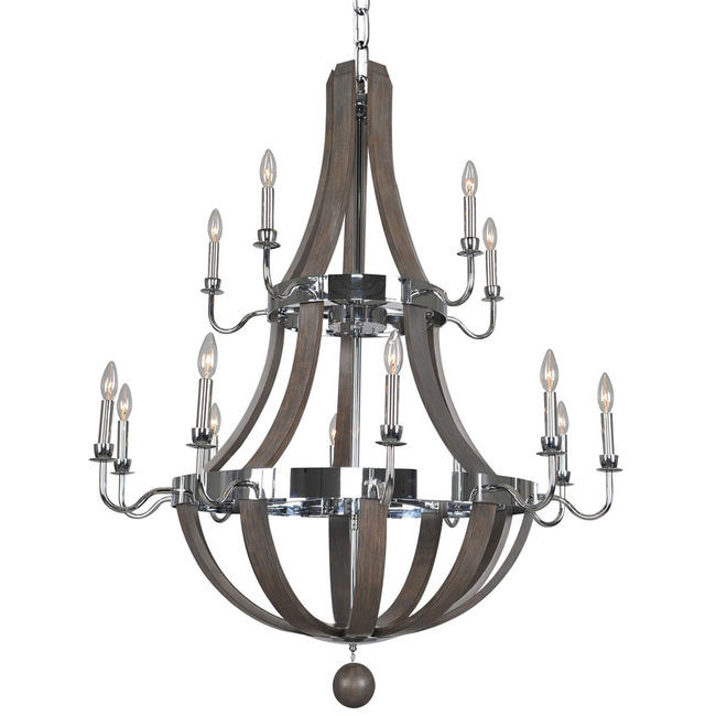 Sharlow 2 Tier Chandelier by Kalco