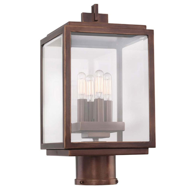 Chester Outdoor Post / Pier Light with Round Fitter by Kalco