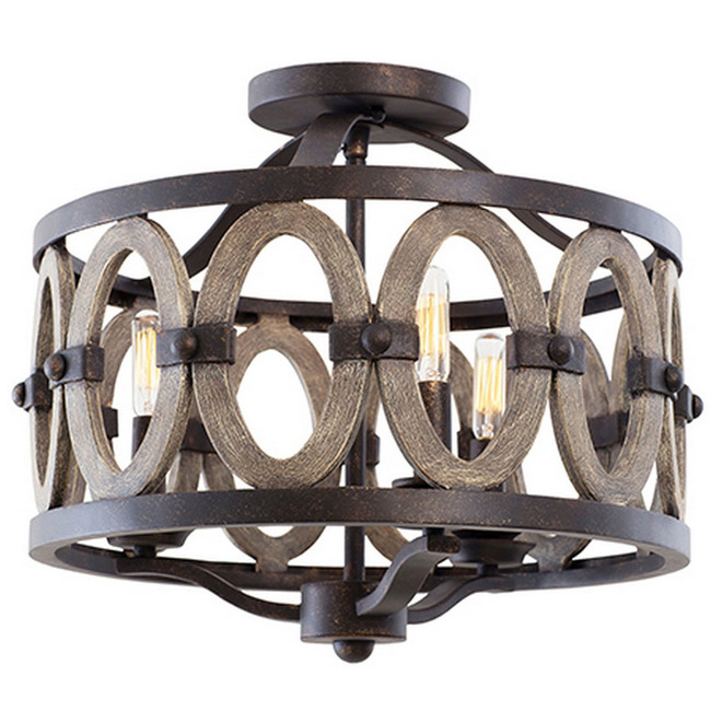 Belmont Ceiling Light by Kalco