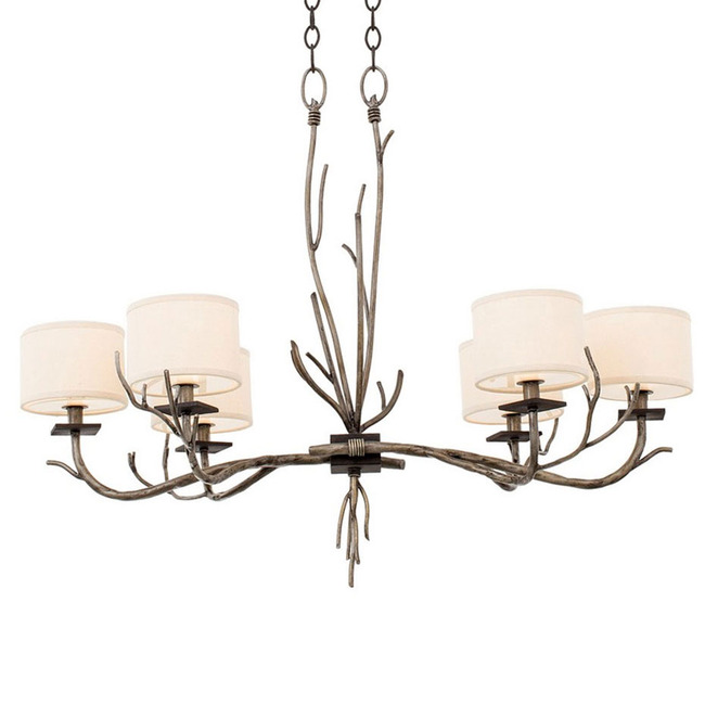 Denali Oval Chandelier by Kalco