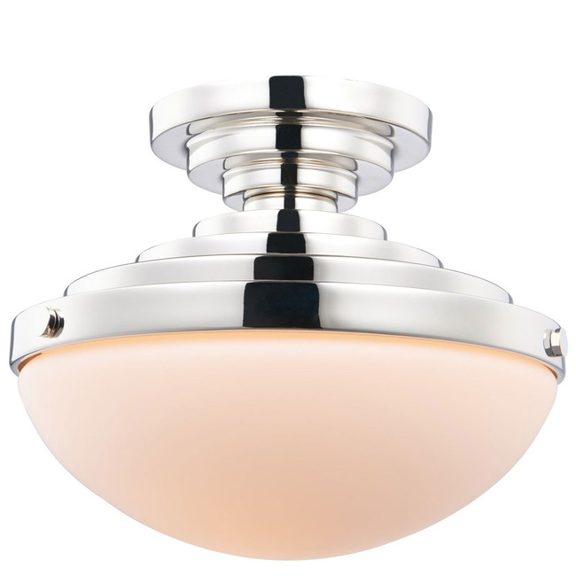 Pasos Curved Ceiling Light by Kalco