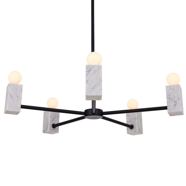 Quadra Chandelier by Kalco