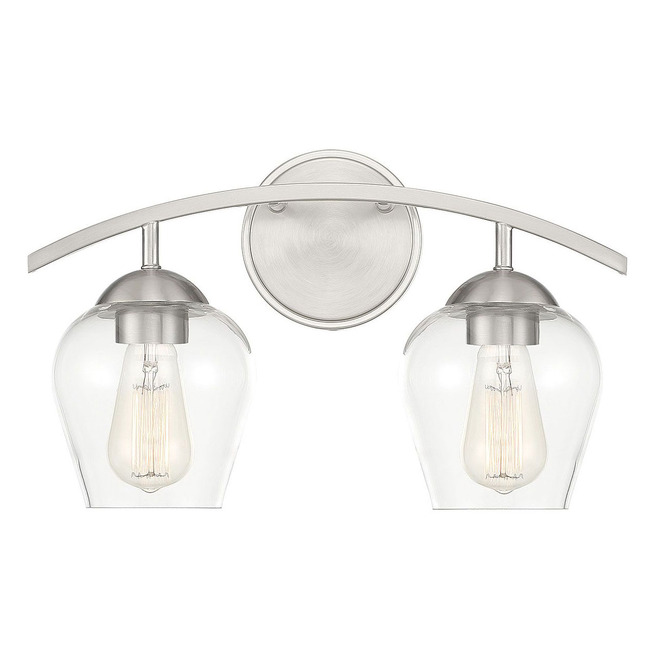 Transitional Arc Bathroom Vanity Light by Meridian Lighting