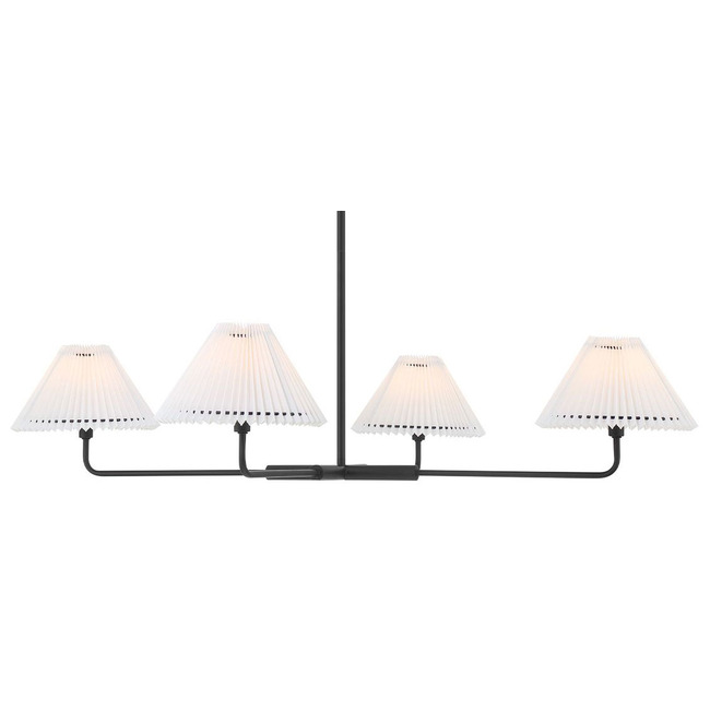 Pleated Chandelier by Meridian Lighting