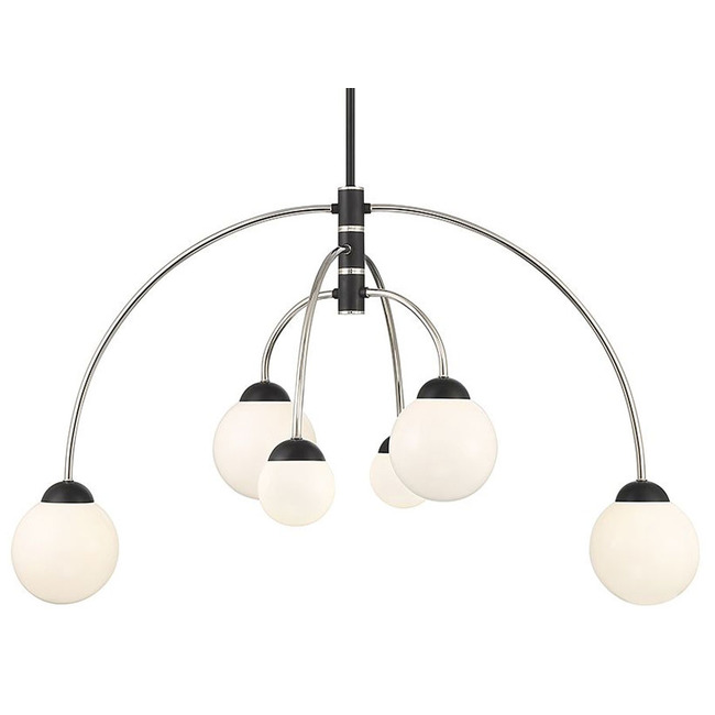 Arc Globe Chandelier by Meridian Lighting
