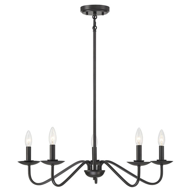 Sweeping Chandelier by Meridian Lighting