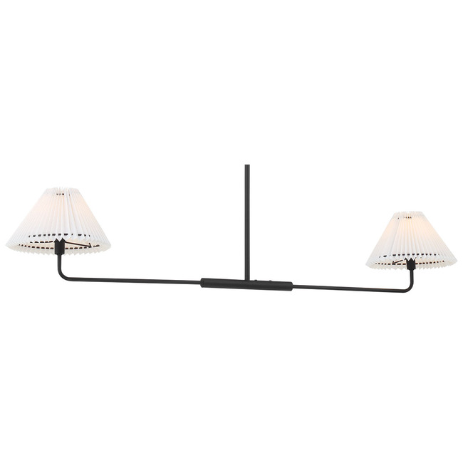 Pleated Linear Chandelier by Meridian Lighting