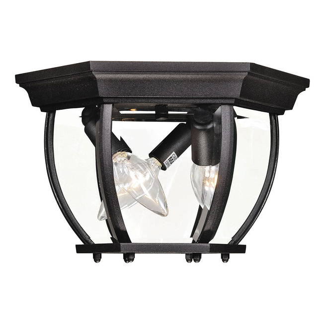 Trad Outdoor Ceiling Flush Light by Meridian Lighting