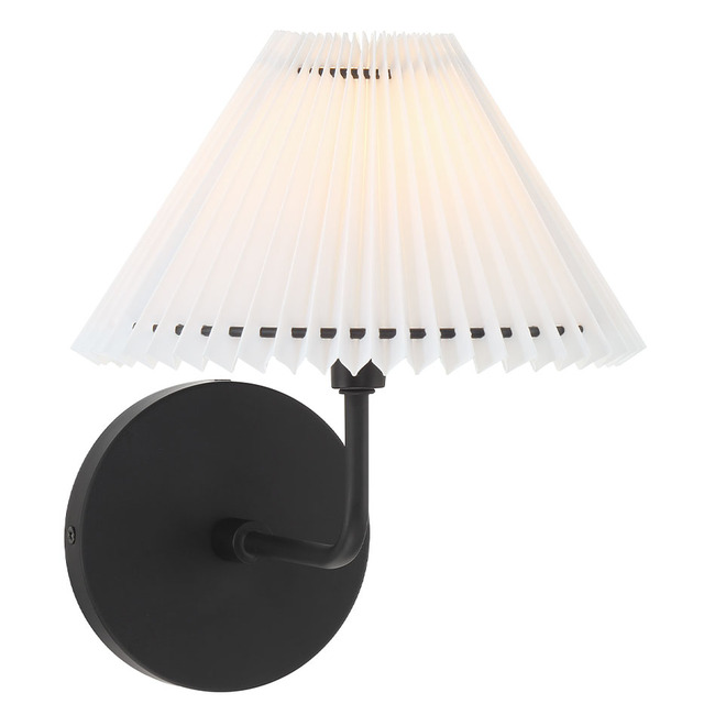 Pleated Wall Sconce by Meridian Lighting