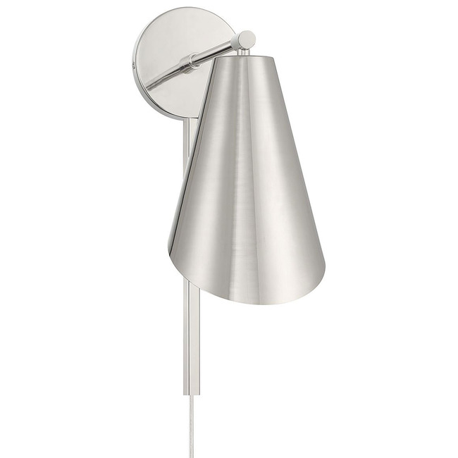 Offset Plug-in / Hardwired Wall Light by Meridian Lighting