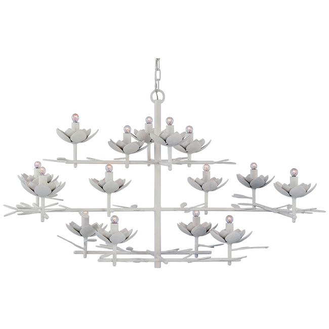 Clementine Wide Chandelier by Visual Comfort Signature