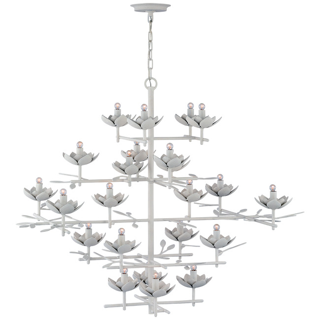Clementine Wide Chandelier by Visual Comfort Signature