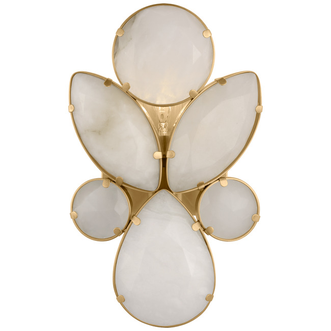 Lloyd Petite Alabaster Wall Sconce by Visual Comfort Signature