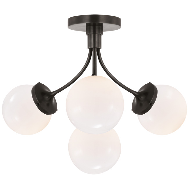Prescott Semi Flush Ceiling Light by Visual Comfort Signature