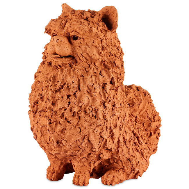 Preston The Pomeranian Sculpture by Currey and Company