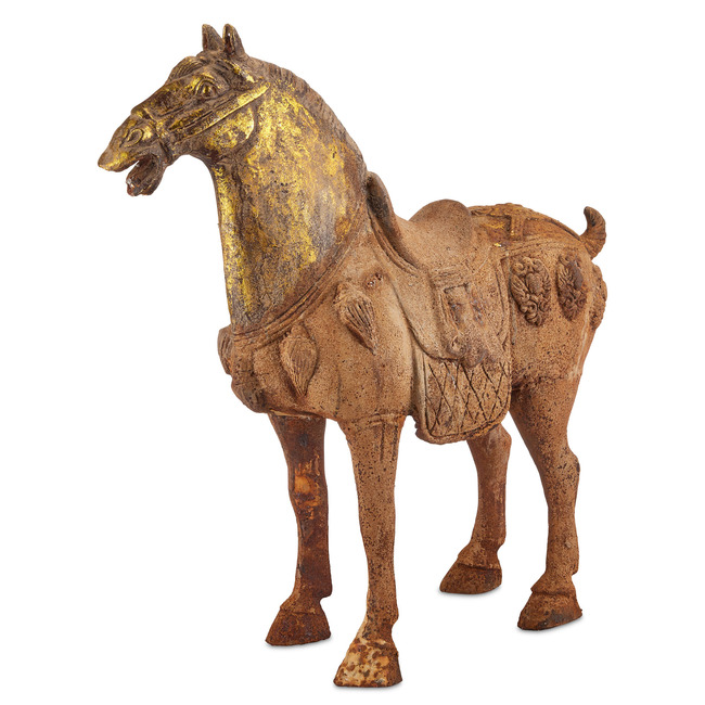 Tang Dynasty Iron Horse by Currey and Company